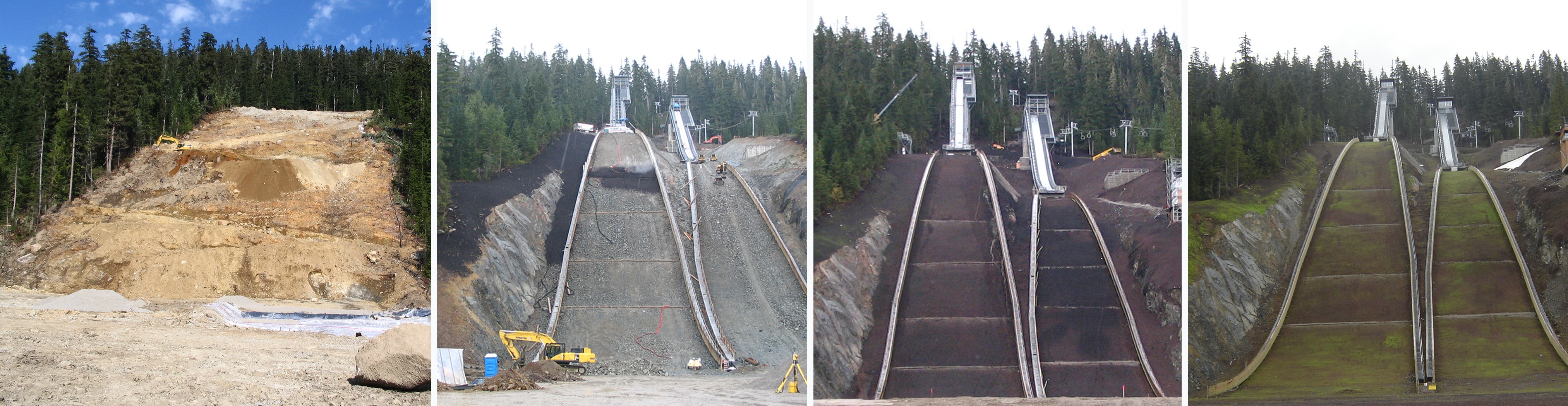 Ski Jump construction for the 2010 Olympics - Looking Back