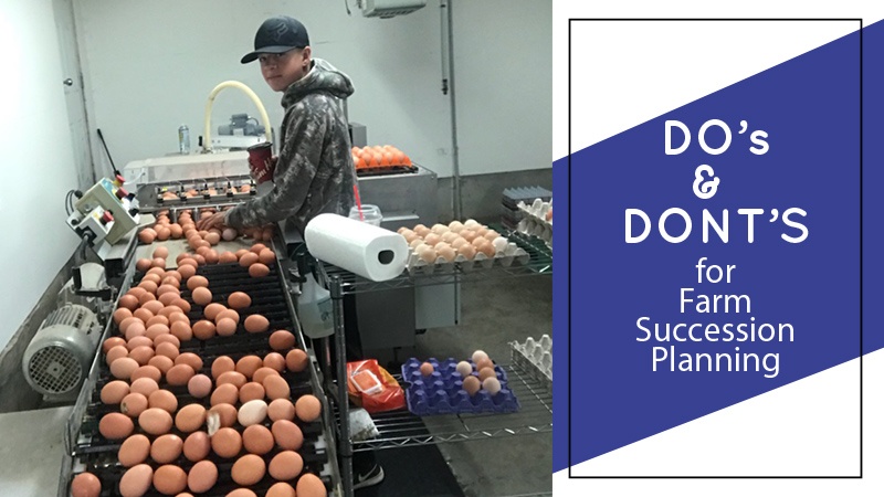 dos and donts for farm succession planning